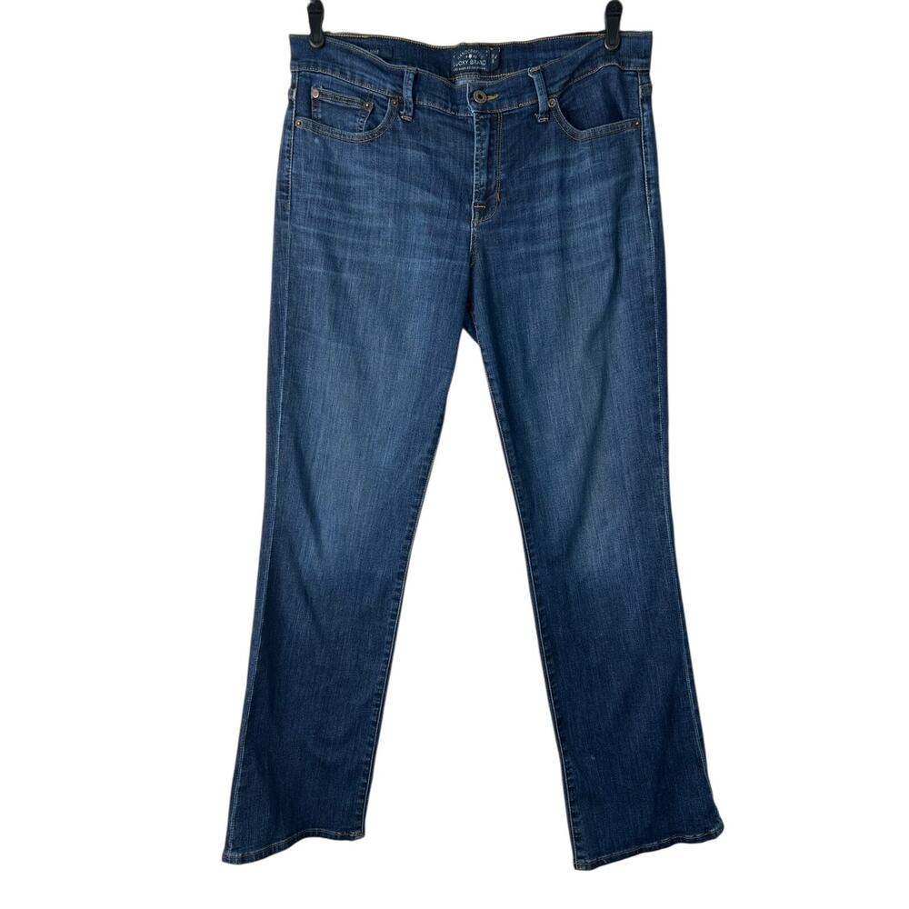 Lucky Brand Jeans Sweet Boot Size 14/32 Mid Rise Blue Stretch Denim Bootcut